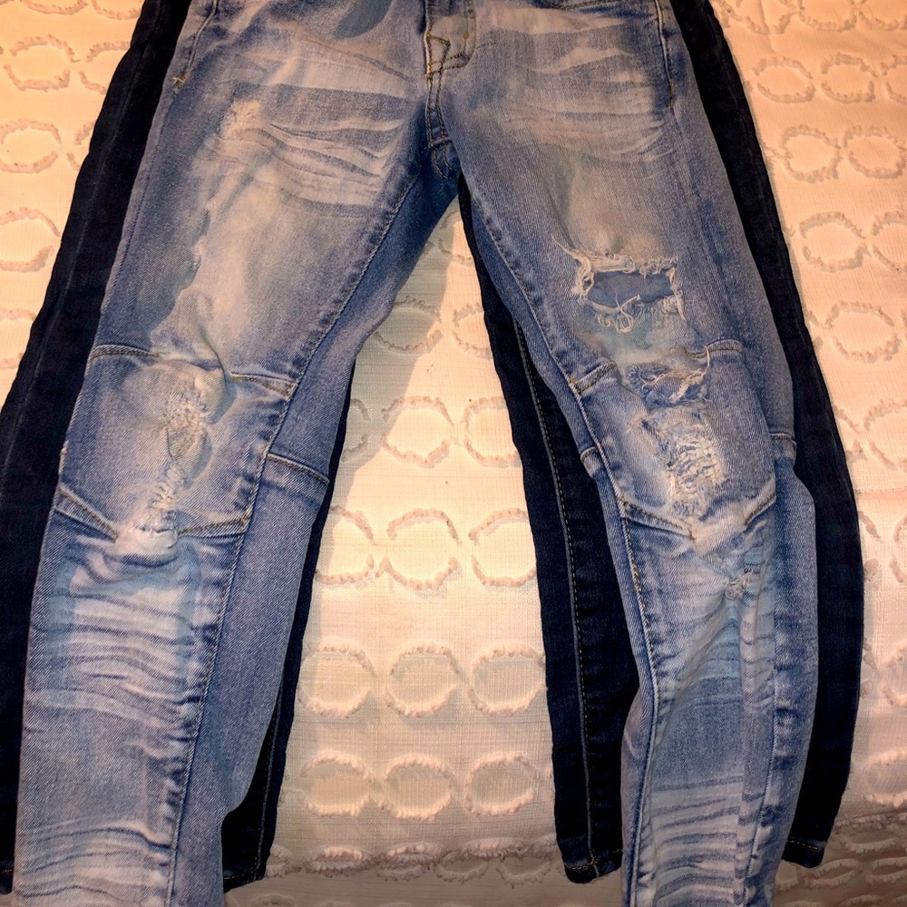 Size 5 and 6 boys jeans gently used. Gap jeans never worn size 6.